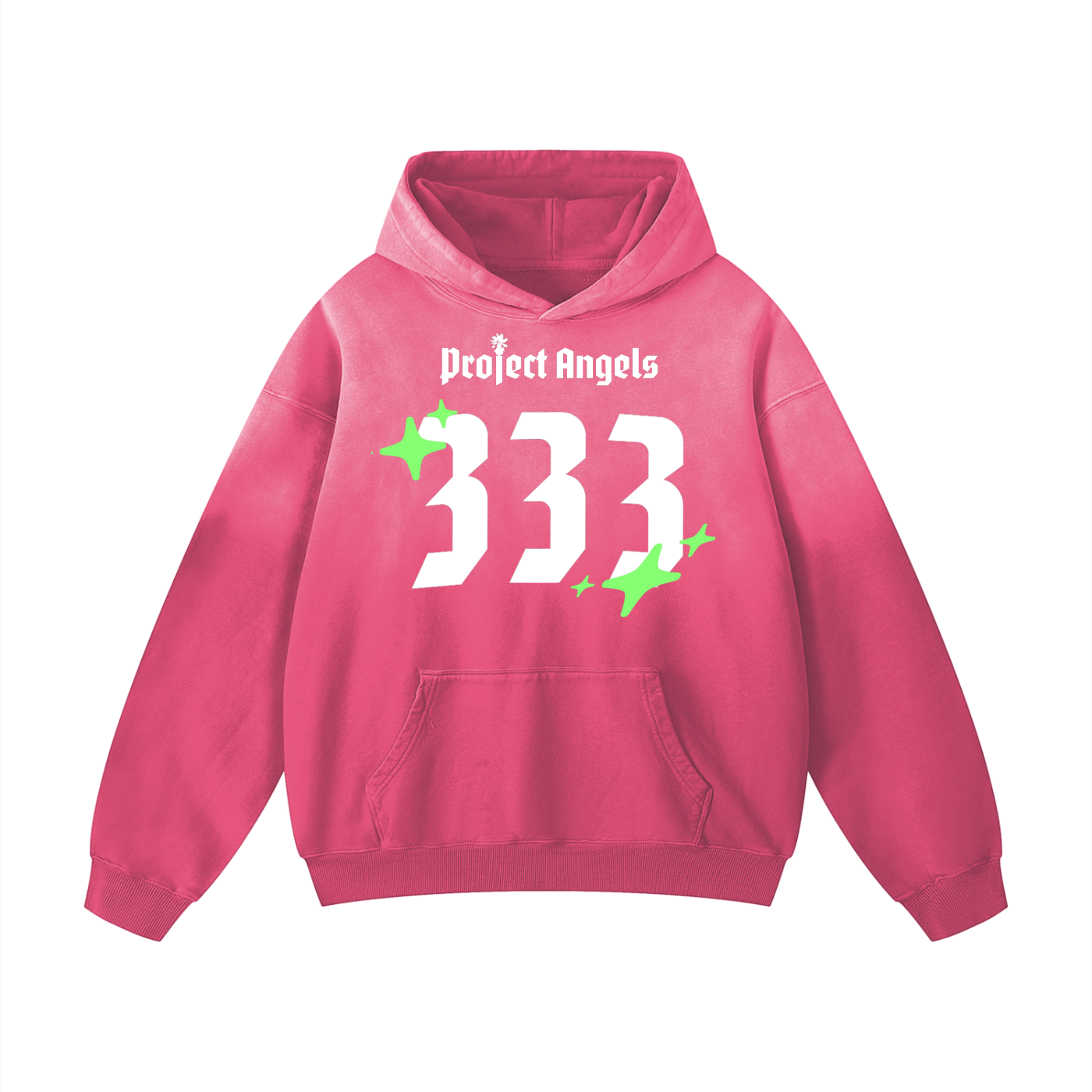 PINK 333 OVERSIZED HOODIE